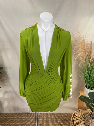 Seductress Dress (Lime)